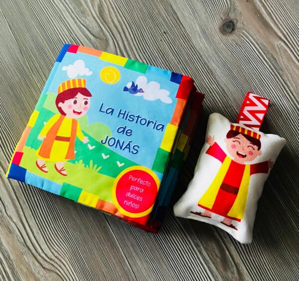 La Historia de Jonás - libro en tela - Imagen 3
